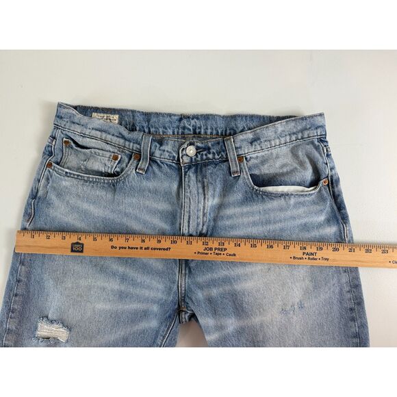 Levi's Premium Men's Hi-Ball Jeans Ripped & Distressed Light Wash Size 36 - Picture 7 of 11